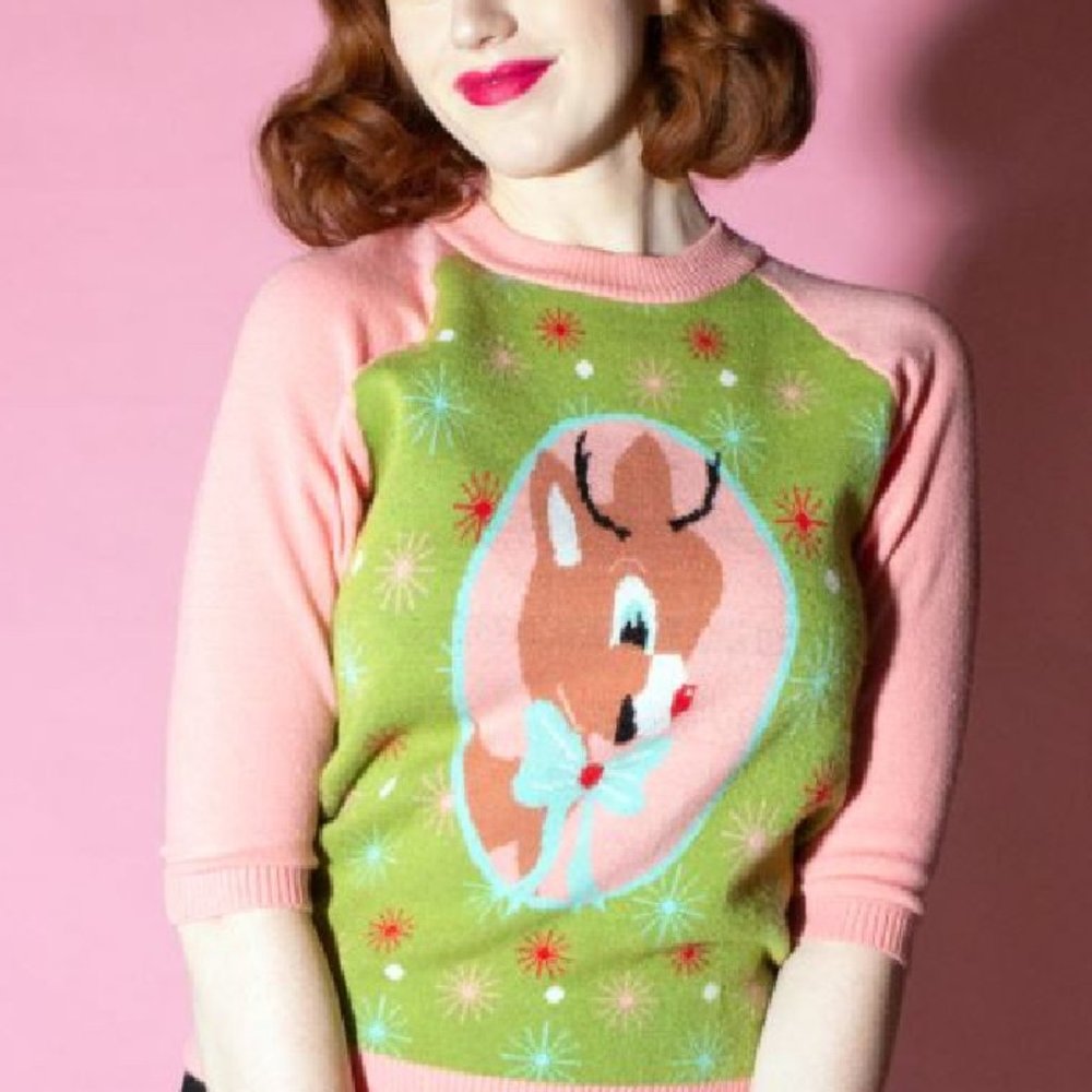 CHRISTMAS SPECIAL DEER SWEATER **READ BELOW** - Picture 9 of 12